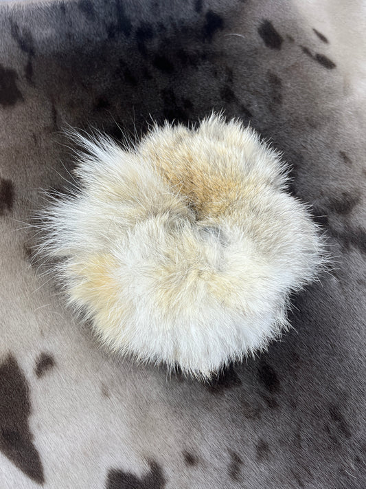 Coyote Fur Scrunchie