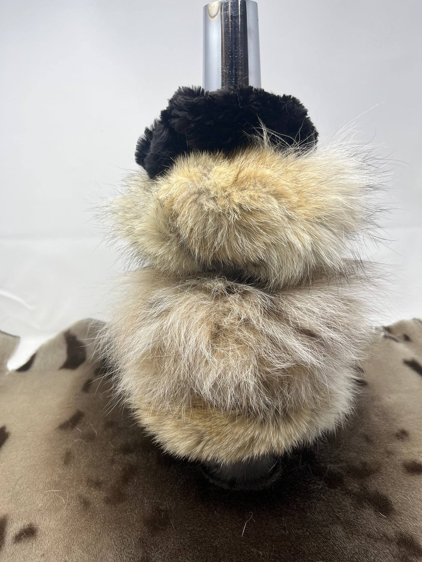 Lynx Fur Scrunchie