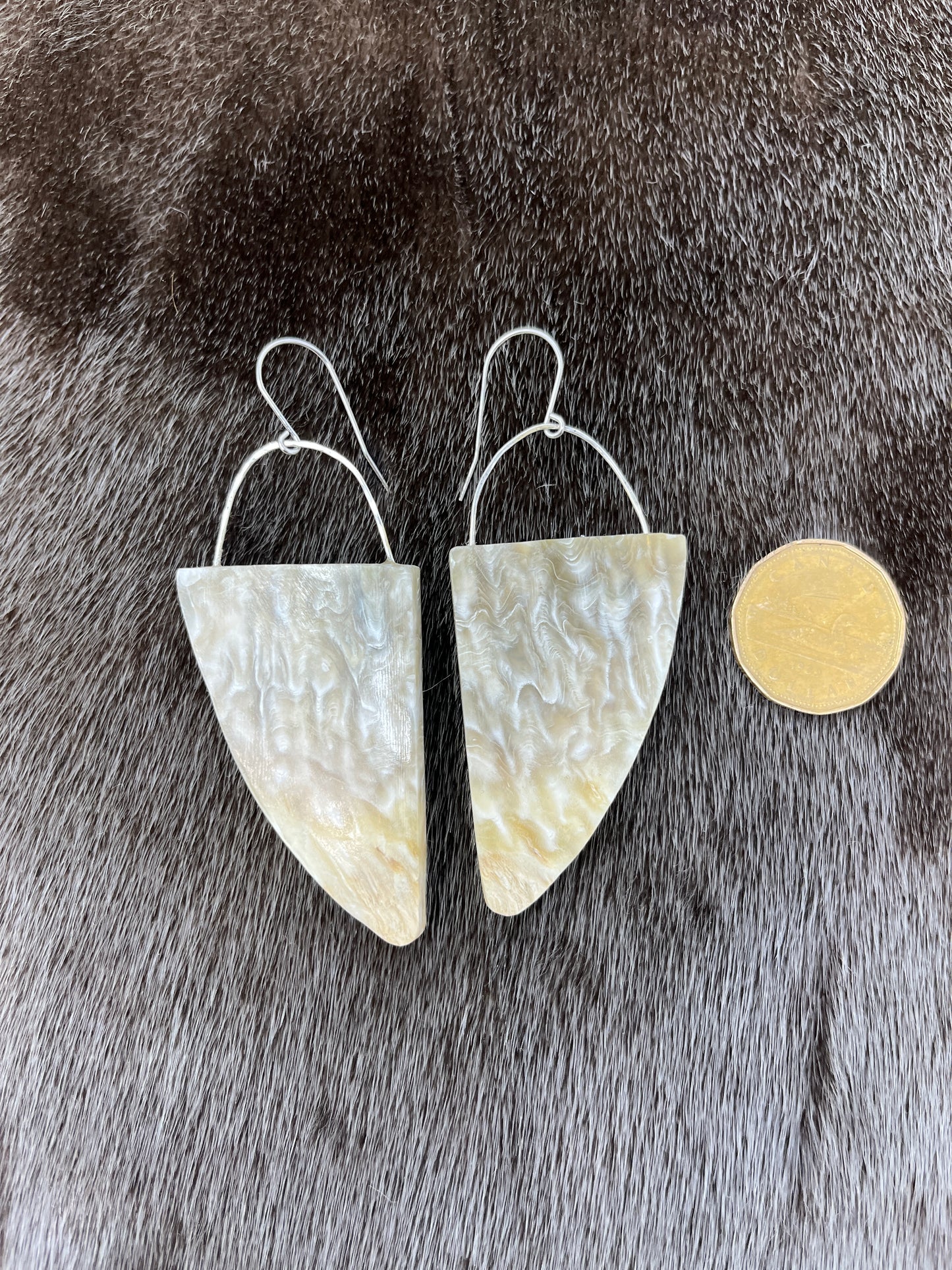 Large Muskox Boss Earrings