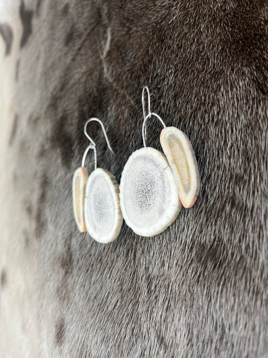 Antler Double Dangles Round