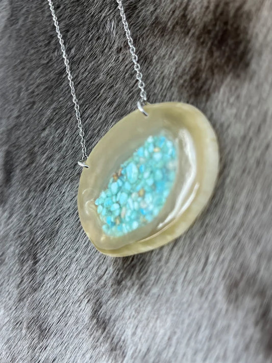 Muskox & Turquoise Necklace