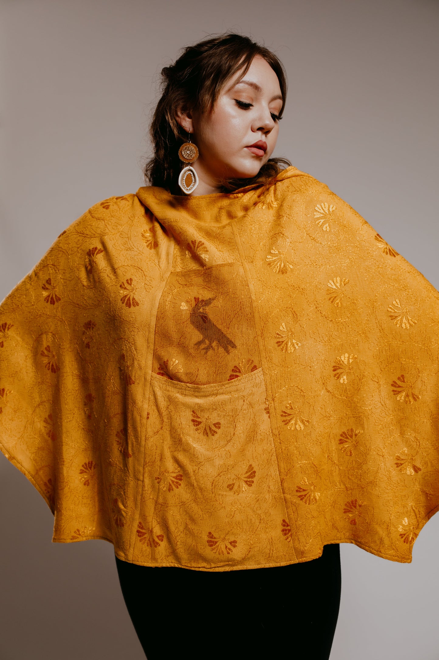Summer Poncho Marigold