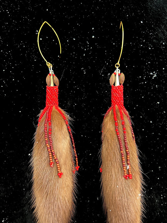 Dancing Mink Earrings