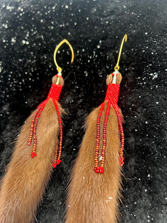 Dancing Mink Earrings