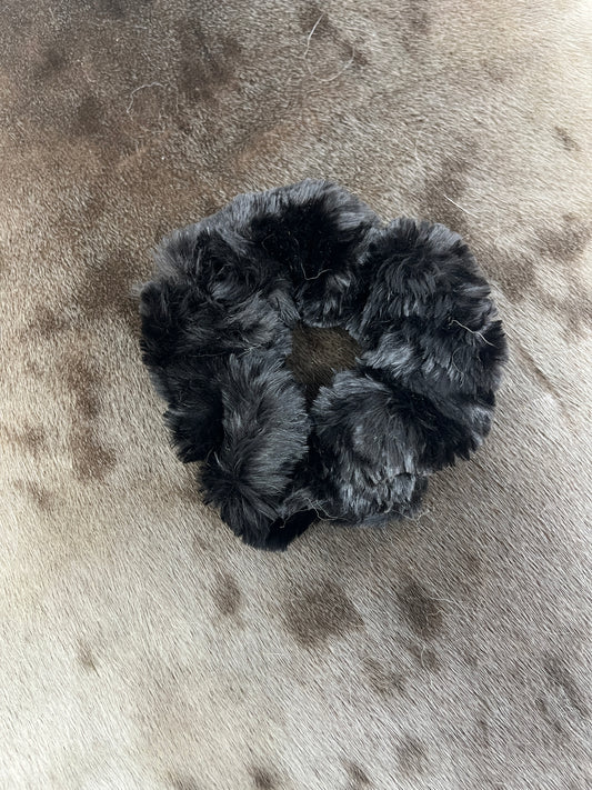 Sheared Beaver Scrunchie