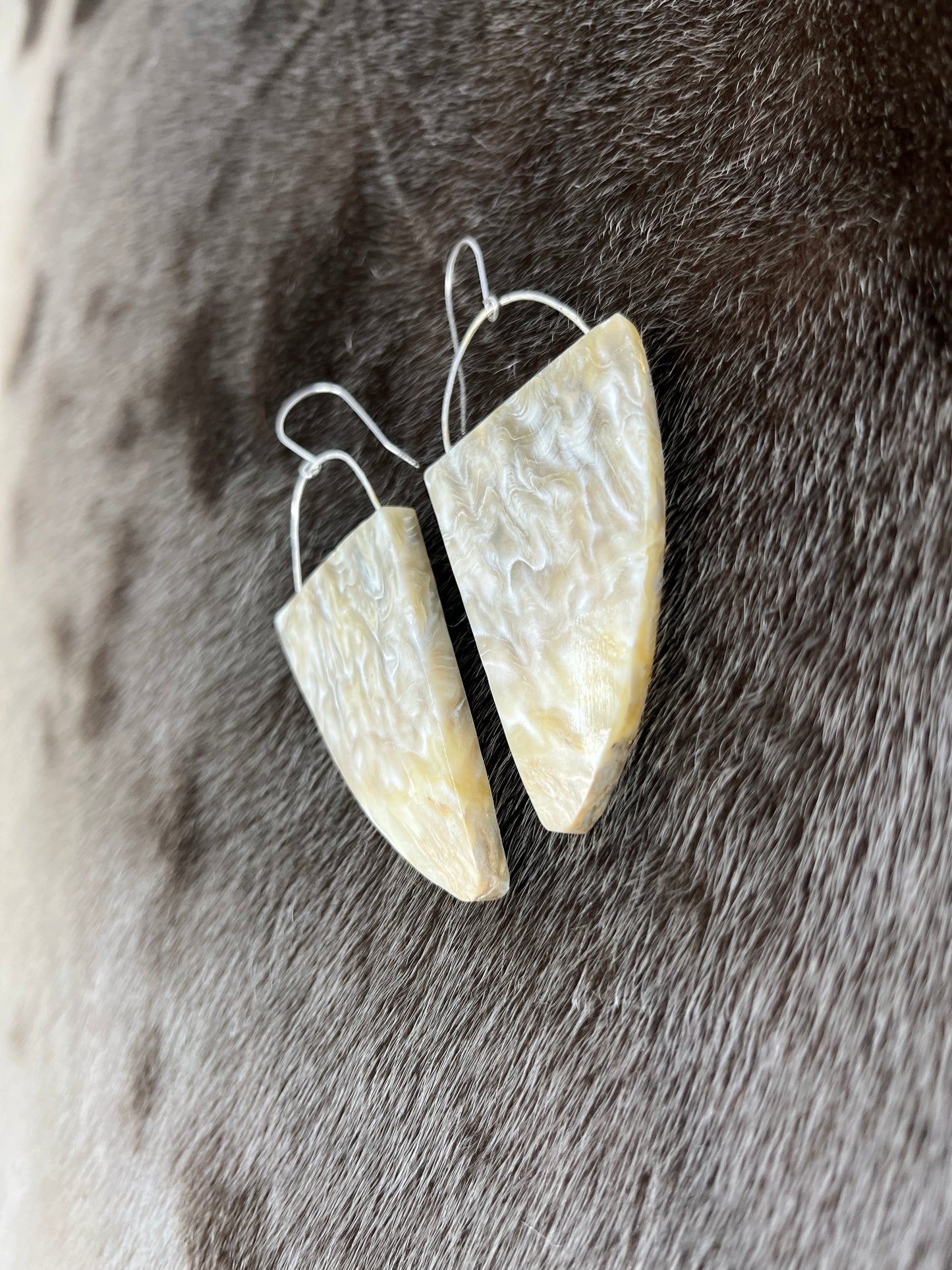 Large Muskox Boss Earrings