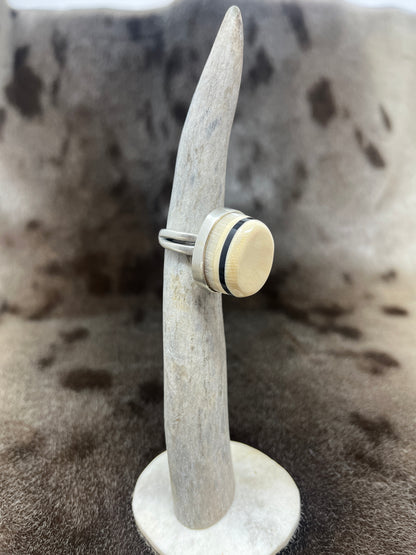 Mammoth Ivory/Bison/Muskox Ring