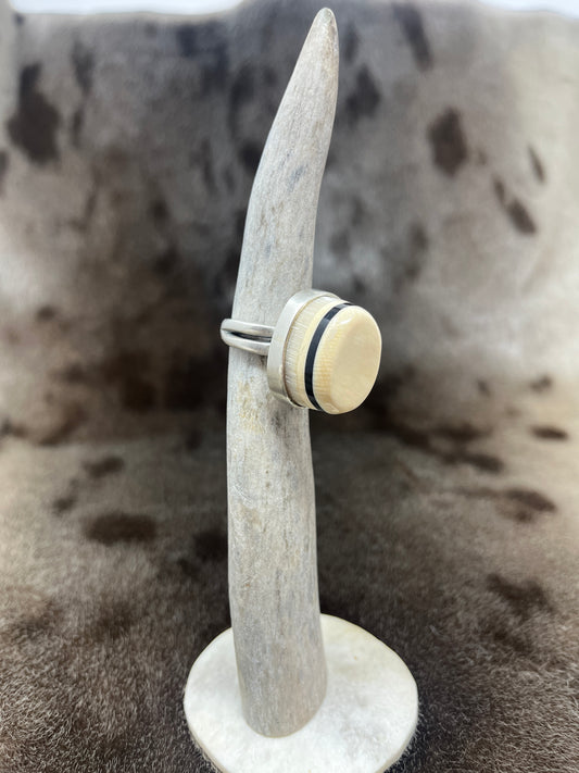 Mammoth Ivory/Bison/Muskox Ring