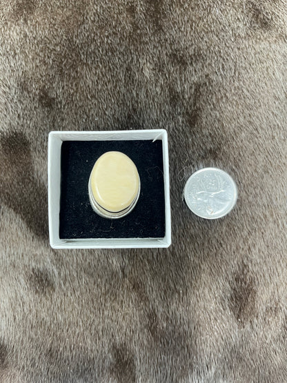 Mammoth Ivory/Bison/Muskox Ring