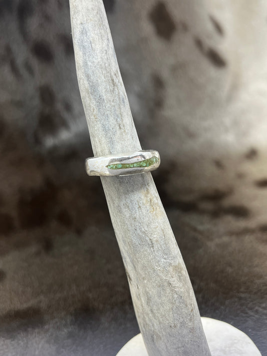 Silver/Turquoise Stacker Ring