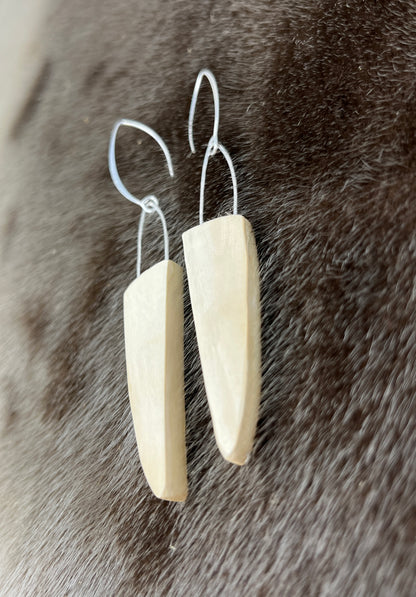 Mammoth Ivory Dangles