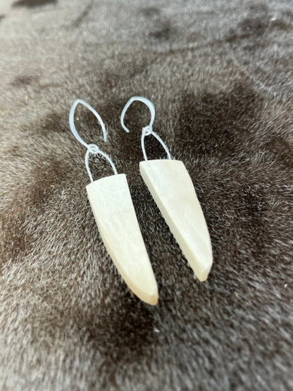 Mammoth Ivory Dangles