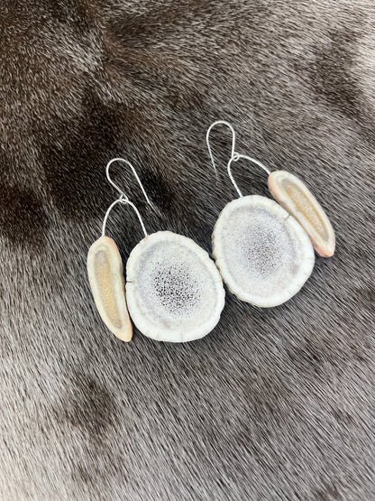 Antler Double Dangles Round