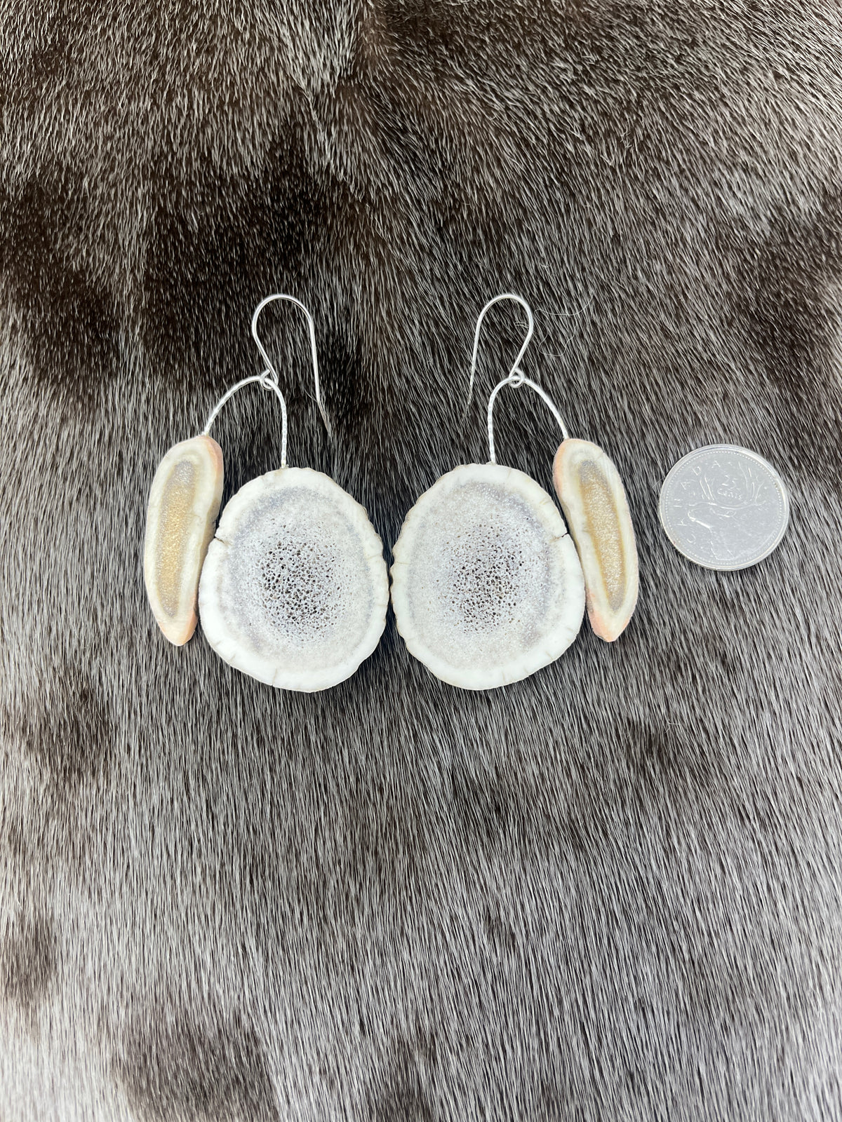 Antler Double Dangles Round