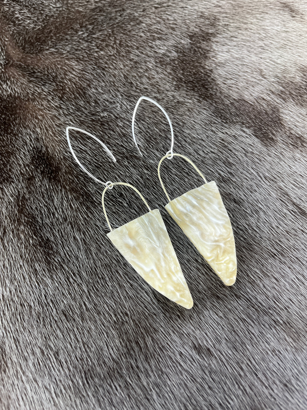 Muskox Horn Earrings