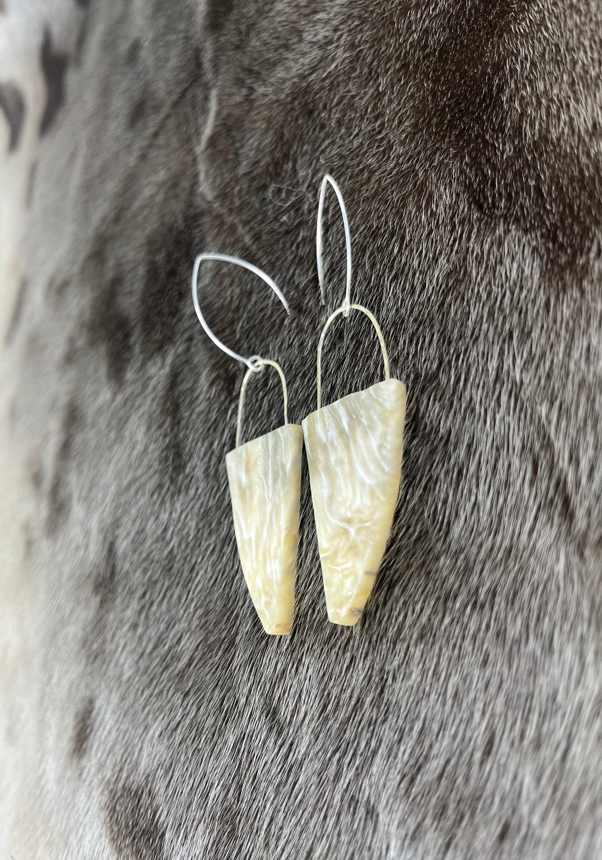 Muskox Horn Earrings