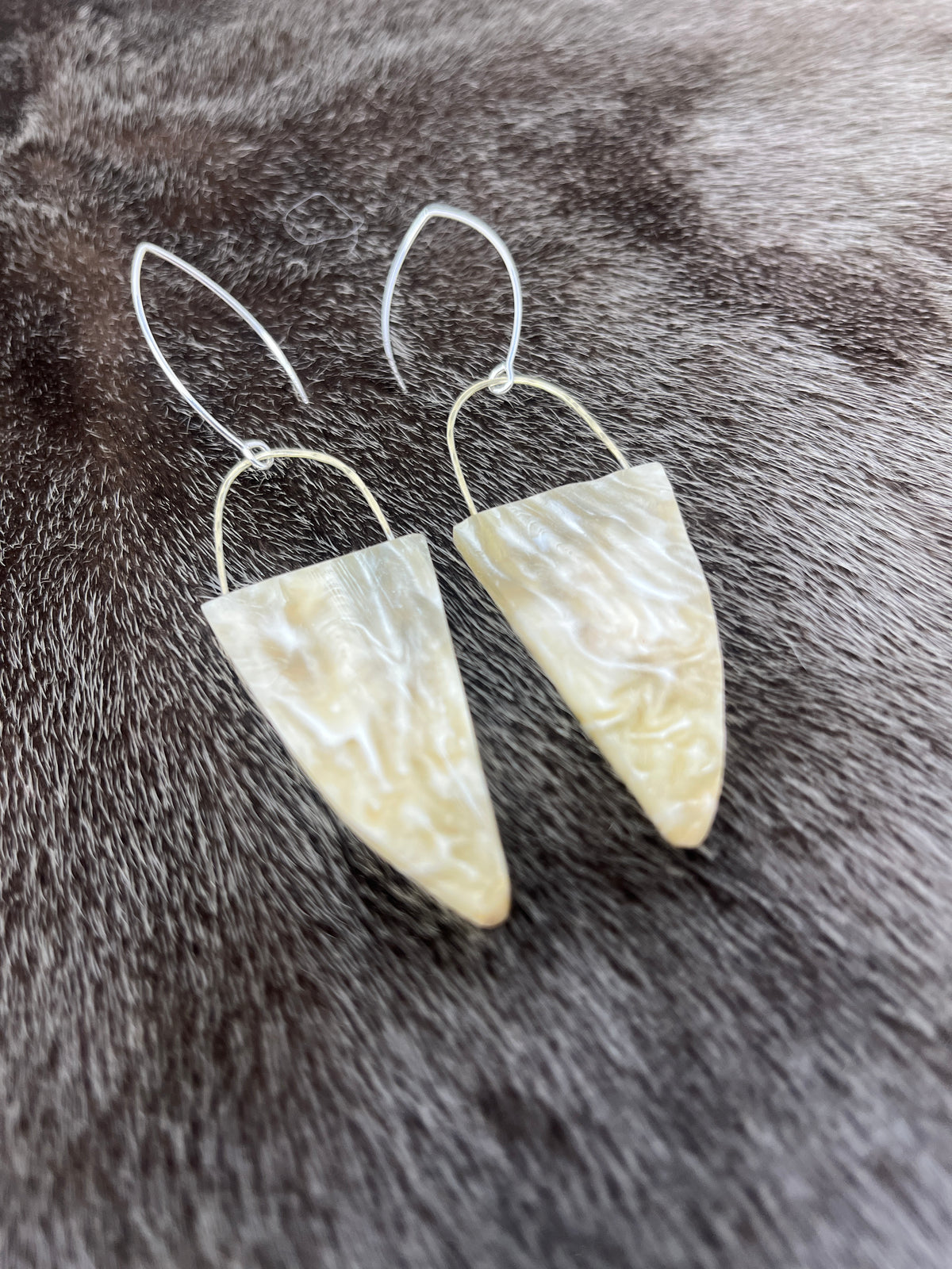 Muskox Horn Earrings