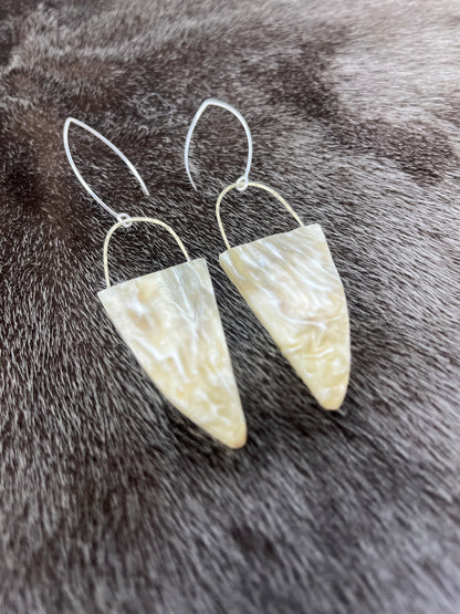 Muskox Horn Earrings