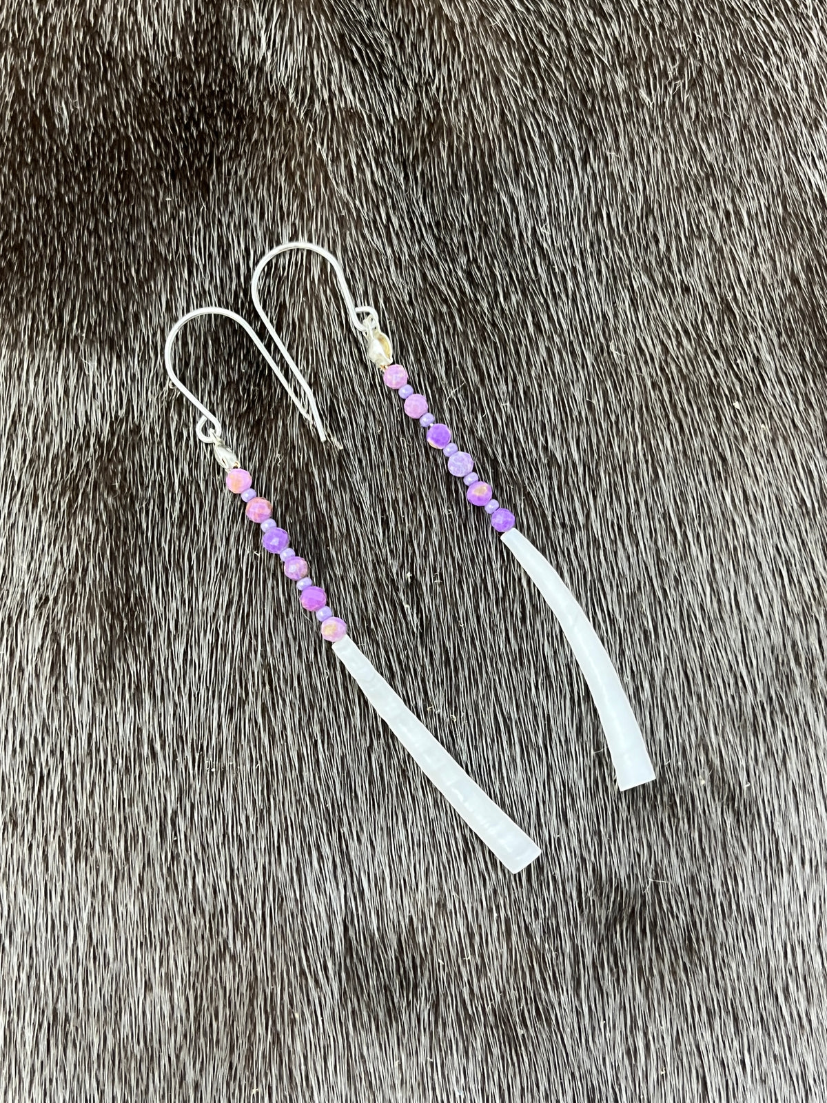 Dentillium Dangle Amethyst