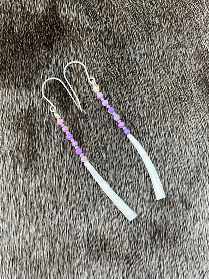 Dentillium Dangle Amethyst