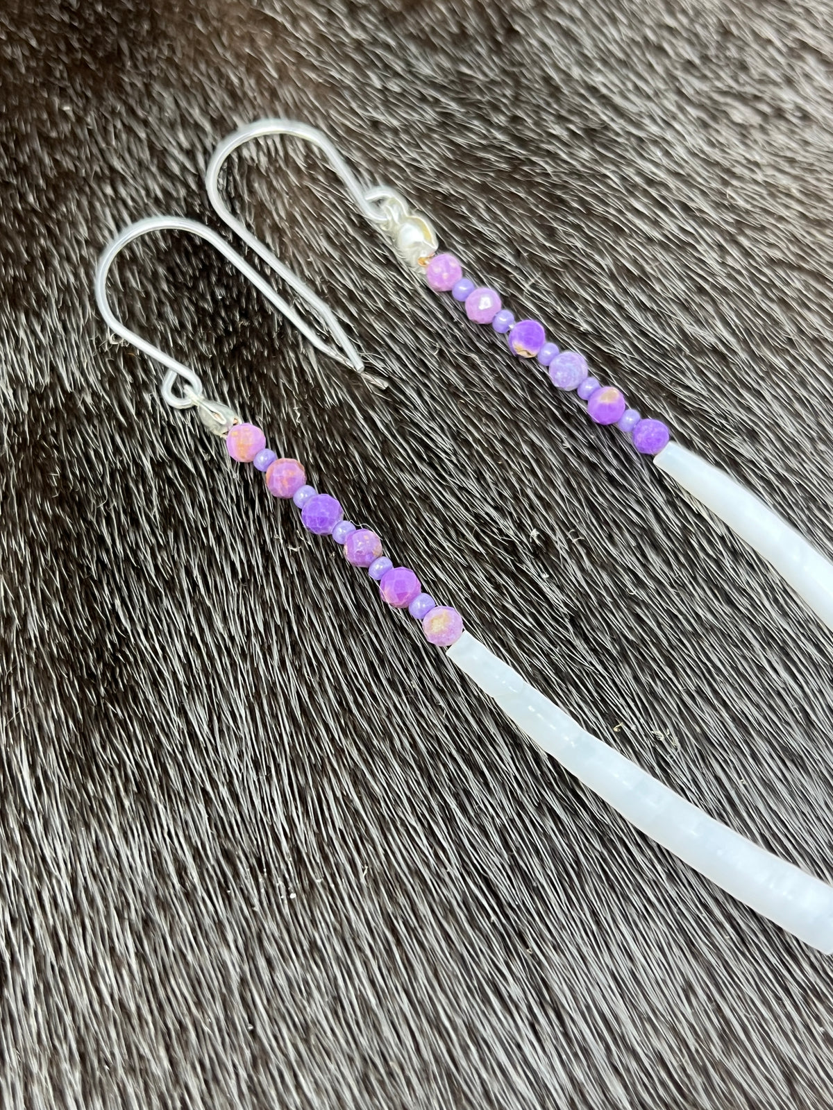 Dentillium Dangle Amethyst