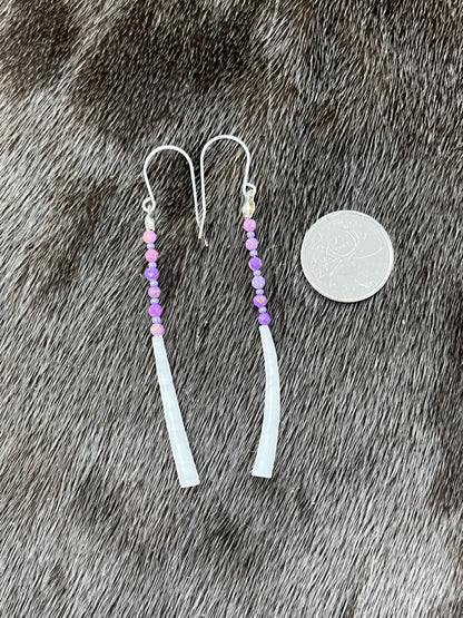 Dentillium Dangle Amethyst
