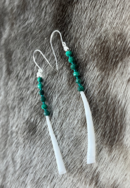 Dentillium Dangle Malachite