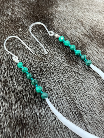 Dentillium Dangle Malachite