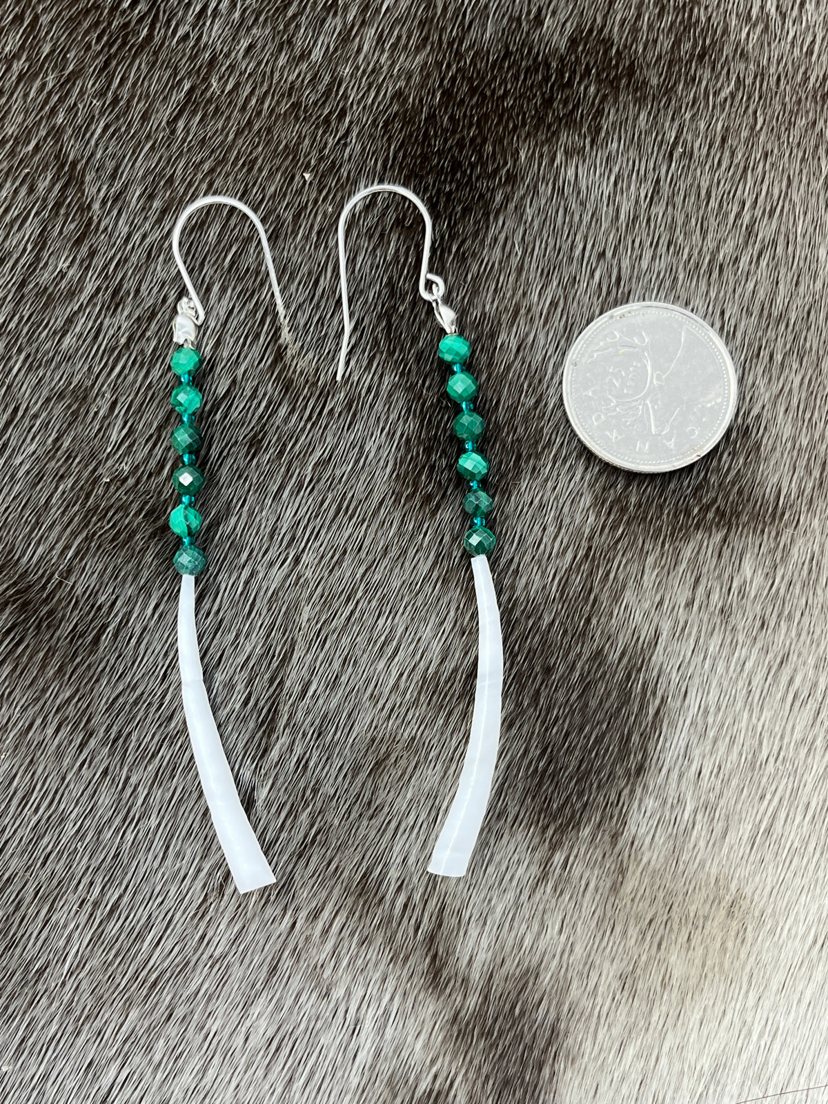 Dentillium Dangle Malachite