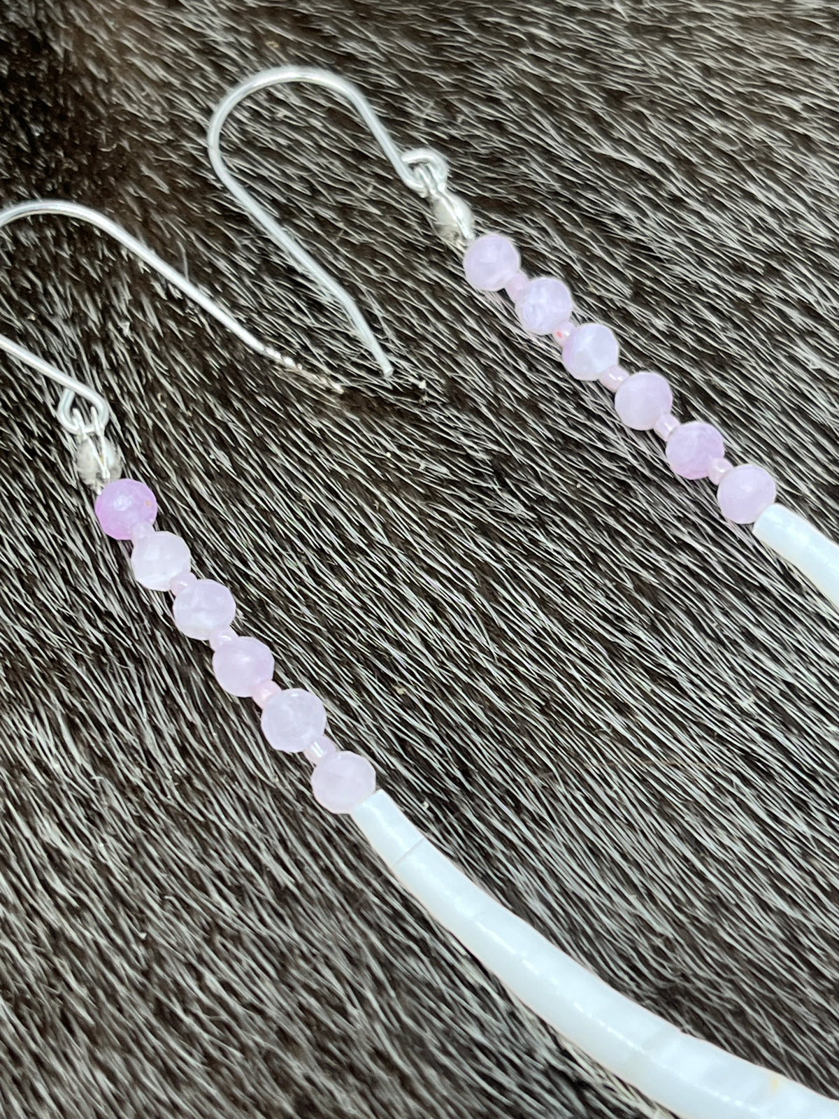 Dentillium Dangle Lavender Quartz