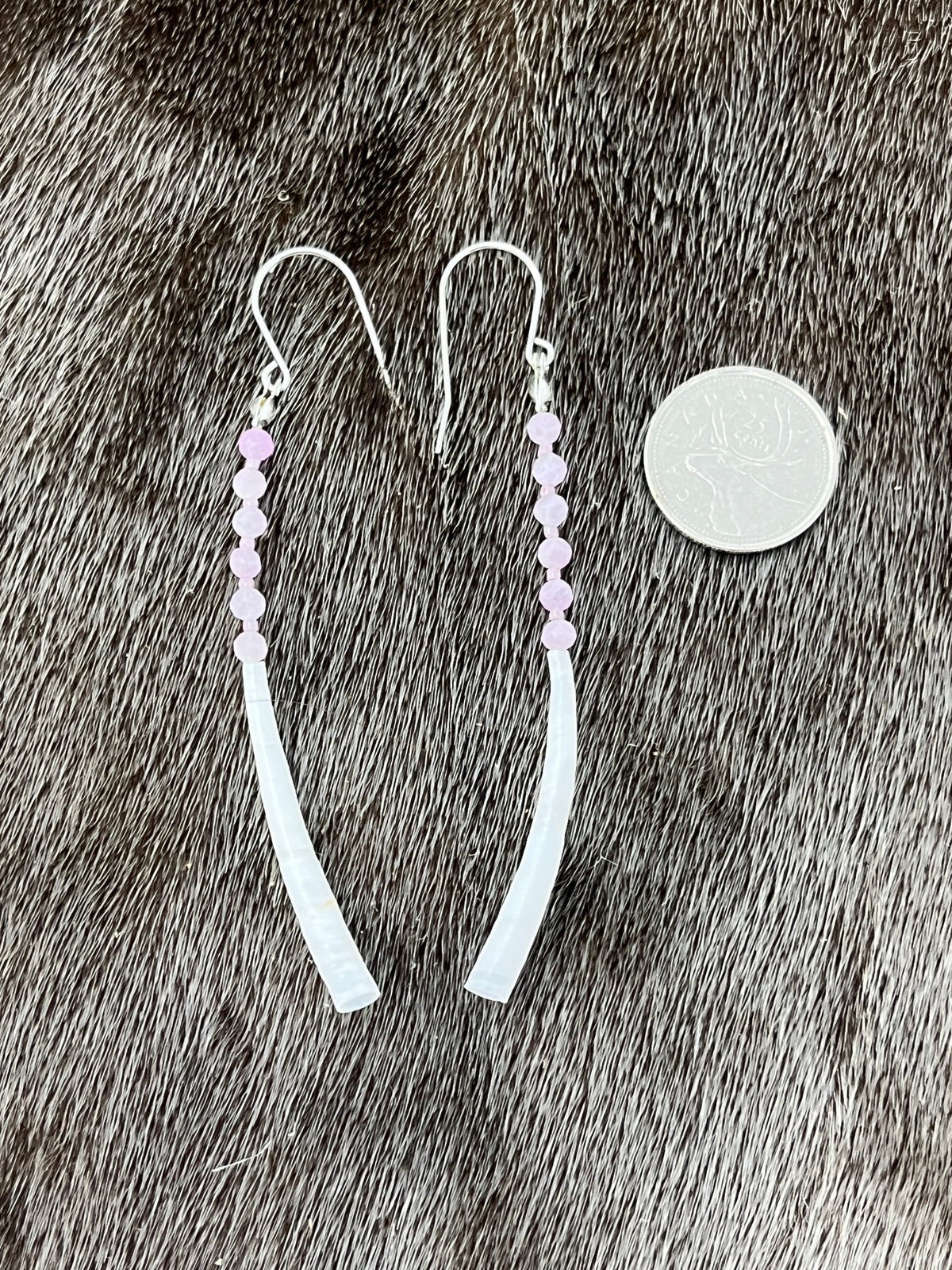 Dentillium Dangle Lavender Quartz