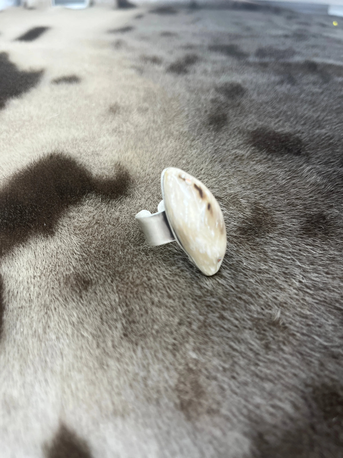 Muskox & Sterling Ring