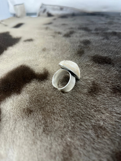Muskox & Sterling Ring