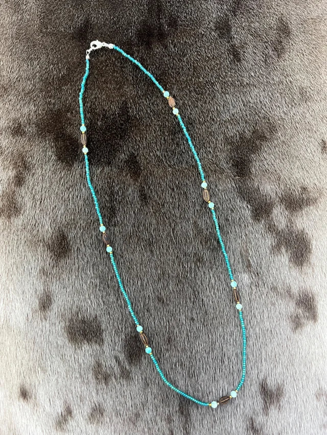 Silverberry & Green Necklace