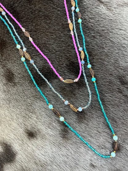 Silverberry & Green Necklace