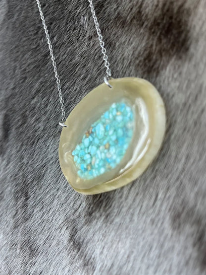 Muskox & Turquoise Necklace